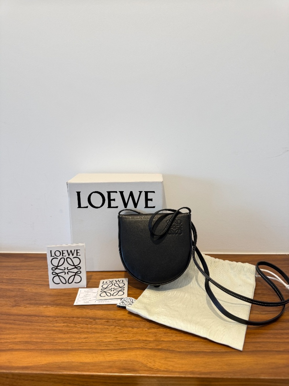 New Full Set Loewe Heel Pouch Small